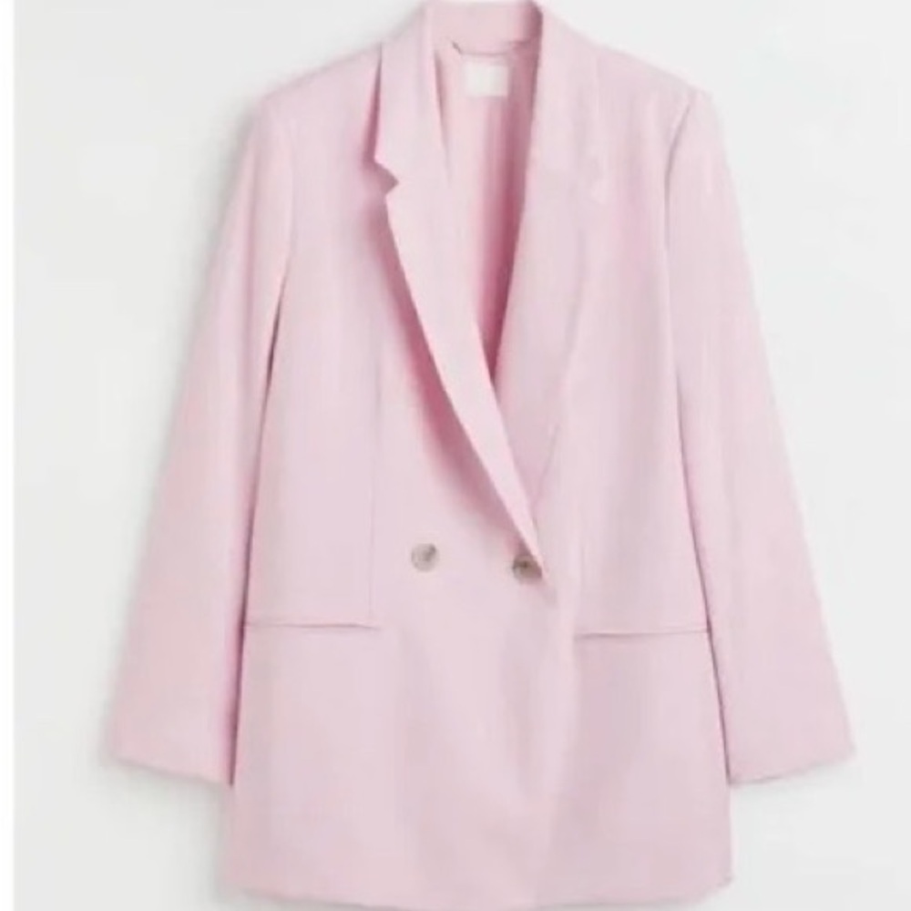 H&M Pink Oversized Blazer